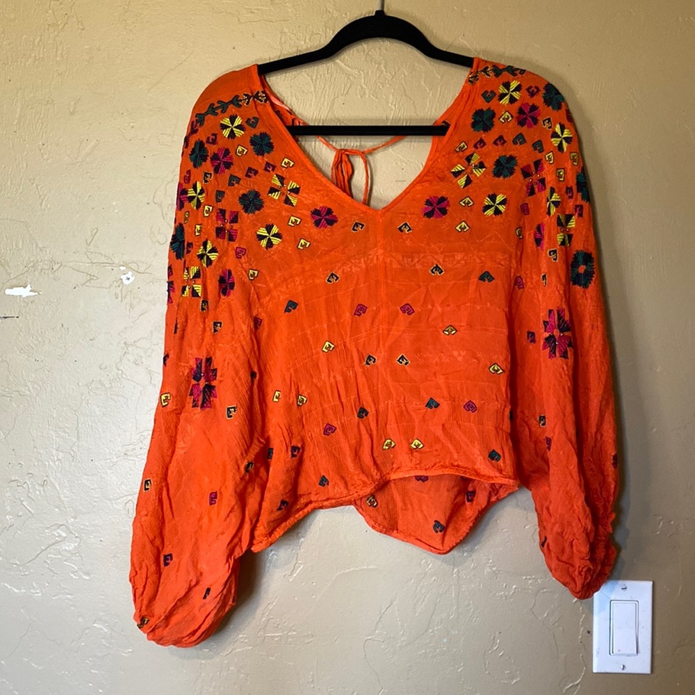 Free people beaded top
